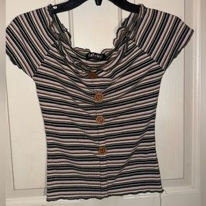 off the shoulder shirt